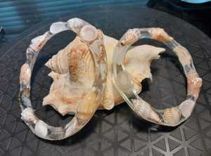 Magnifiques bracelets en quartz indicolite, bracelets en pierres précieuses indicolite, bracelets en verre uniques, bracelets en résine pour cadeau de mariage - Product Image 4