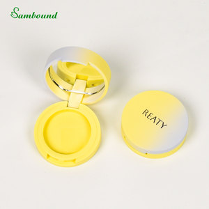 Estuches Personalizados para Rubor/Colorete de un Solo Color, Envases de Muestra Mate Ecológicos de PET, Logotipo Estampado en Caliente, Estuche con Pintura Degradada en Aerosol, OEM - Product Image 6