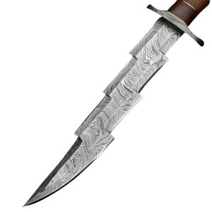 Espada de Acero de Damasco Forjada a Mano, Hoja Fija, DIY OEM, Funcional, Lista para la Batalla, Espada Medieval de Caballero, Espada Ancha, Espada Ninja - Product Image 3