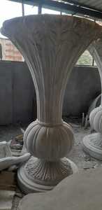 Silver Modern Elegant Fiber Glass <b>Flower</b> Pot for <b>Artificial</b> <b>Flowers</b> Lightweight Durable Indoor/Outdoor Garden Wedding Decoration - Product Image 5