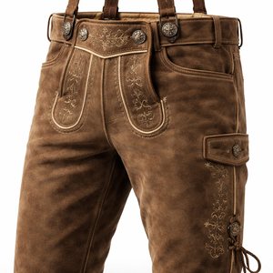 Fabricante de Pantalones Largos Lederhosen Personalizados al por Mayor para Pedidos al por Mayor - Proveedor OEM - Product Image 4