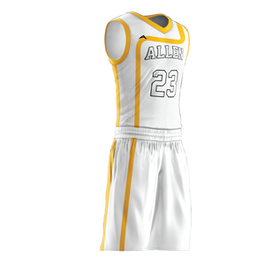 Uniforme de basketball sans manches sur mesure, respirant, léger, grande taille, anti-humidité, écologique, conçu par des professionnels (OEM) - Product Image 4