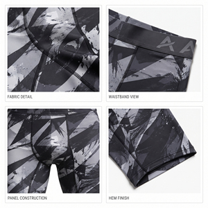 <b>Men</b> Geometric Printed <b>Compression</b> <b>Shorts</b> Elastic Waist Quick Dry <b>Short</b> Tights Fitness Workout Base Layer <b>Shorts</b> <b>Men</b> Yoga <b>Shorts</b> - Product Image 6