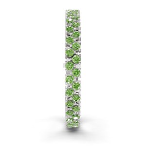 Bracelet tennis Alice en or blanc 10 carats à double rangée de diamants de laboratoire légers (3 carats) Tw. Bijoux personnalisés de luxe certifiés GRA - Product Image 2