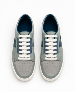 Zapatillas Deportivas Casuales para Hombre, Color Gris Azul, con Cordones, Ligeras, Cómodas, para Uso Diario, Estilo Moderno - Product Image 4