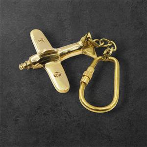 Compre Llaveros de Latón de Lujo con Forma de Avión, Superficie Pulida, Estilo Antiguo, para Guardar Llaves - Product Image 4