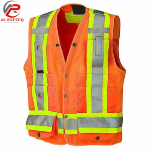 Chaleco de Seguridad Reflectante de Alta Visibilidad Personalizado al por Mayor, Chaleco de Trabajo de Alta Visibilidad, Fabricante OEM Personalizado, Corte Ajustado - Product Image 1