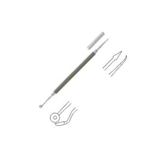 Cureta Dermatológica Katsch de Acero Inoxidable, Instrumentos Quirúrgicos Manuales Reutilizables de Calidad OEM Personalizada A-1 VERITAS - Product Image 4