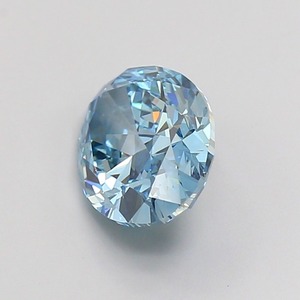 Diamant ovale de 2,54 carats, cultivé en laboratoire par CVD, couleur bleu vif fantaisie, clarté VS1, polissage excellent, pierre précieuse de luxe premium, non montée - Product Image 3
