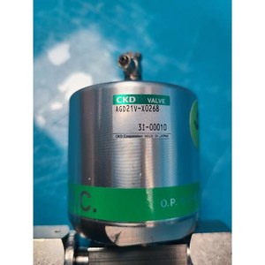 Vanne à diaphragme haute pureté CKD AGD21V-X0268 utilisée comme pièce détachée pour équipement semi-conducteur d'occasion - Product Image 5