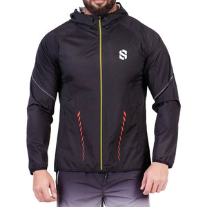 <b>Lightweight</b> <b>Running</b> Winter <b>Jacket</b> With Wind Resistant Fabric And Breathable Mesh Lining For Outdoor Training - Product Image 1