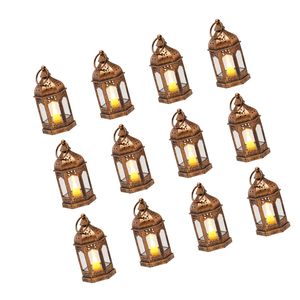 Set di 12 Lanterne LED Senza Fiamma a Batteria, Decorative per Interni ed Esterni, da Appendere a Parete o Portico - Product Image 6