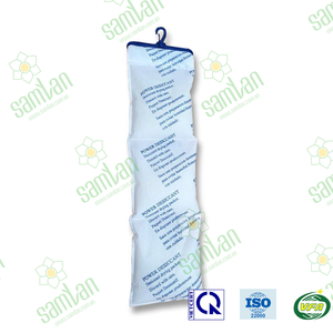 High Quality 99.8% Purity <b>Silica</b> Gel Desiccant Canister Sio2 SAM LAN Brand ISO/VIETCERT Certified China Paper Chemicals Keep - Product Image 3