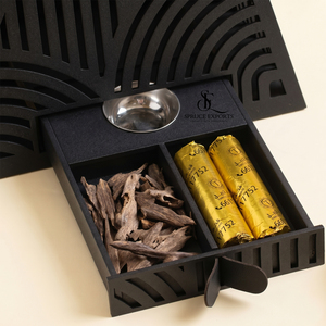 Black Metal Arabic <b>Bakhoor</b> Burner With Geometric Cutout Pattern, Pyramid Shape Ideal For <b>Oud</b>, Incense And Home Fragrance Decor - Product Image 5