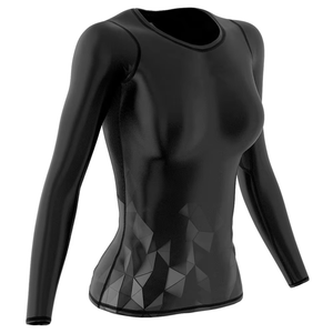 OEM <b>Women's</b> Rash Guard <b>Compression</b> Breathable Spandex_Polyester Custom Workout Sportswear Breathable - Product Image 6