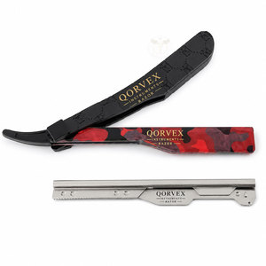 <b>Barber</b> Straight Razor Camo Red | <b>Blade</b> not included - Product Image 1