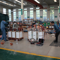 Transformateur redresseur de puissance triphasé ZSS11-1600kVA 10000/200V immergé dans l'huile, type 50/60Hz, haute stabilité, cuivre électrolytique