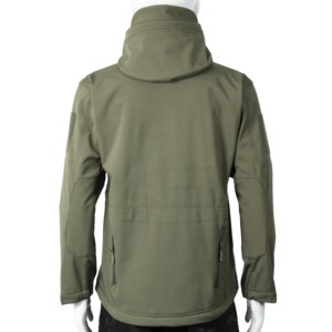 Wholesales New Design Softshell Tactical Us Winter <b>Soft</b> <b>Shell</b> <b>Jacket</b> Men's <b>Hooded</b> Tactical Softshell <b>Jacket</b> Windproof Workwear - Product Image 2