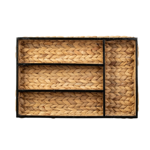 Artisan Seagrass Tray Handwoven Storage For Professional Workspace Organization And Office <b>Stationery</b> <b>Sets</b> - Product Image 2