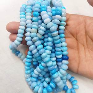 ลูกปัดโอปอลทรงรอนเดลล์สีรุ้ง คุณภาพพรีเมียม ดีไซน์คลาสสิกทันสมัย สำหรับทำสร้อยคอ เครื่องประดับ DIY - Product Image 4