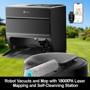 Robot Aspirador y Fregador con Mapeo Láser de 18000Pa y Estación de Autolimpieza - Product Image 3