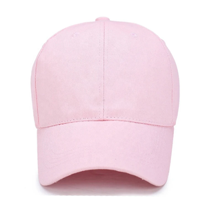 Pink Unisex Leather <b>Baseball</b> <b>Cap</b> 3D Embroidery Breathable Adjustable Fit Casual Spring Summer Hat - Product Image 1