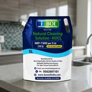 Professional HOCl <b>Liquid</b> Cleaning Solution for Fresh Food Handling Fruit Vegetable Washing Commercial Kitchens Catering Areas - Product Image 3