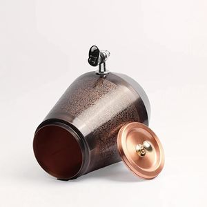 Distributeur d'eau moderne en cuivre pur gravé, design écologique, grande capacité, pour la maison et le bureau - Product Image 5