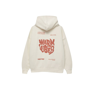 Sudadera con Capucha de Algodón para Mujer, Informal, Corta, de Manga Larga, con Logotipo Estampado en la Parte Delantera, Transpirable, de Punto, para Otoño - Product Image 2