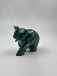 Estatua de Elefante Tallada a Mano en Fuchsite Natural, Figura de Animal de Cristal Verde, Ecológica, Feng Shui, OEM, ODM, Venta al Por Mayor - Product Image 2