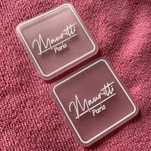 Parche de goma transparente con logotipo personalizado de alta calidad en diferentes colores, etiqueta de goma de PVC transparente con logotipo en relieve 3D - Product Image 4