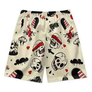 Tela Seersucker, Ropa Cómoda y Transpirable con Textura Ondulada, Prenda de Verano con Impresión de Logotipo, Pantalones Cortos Casuales - Product Image 2