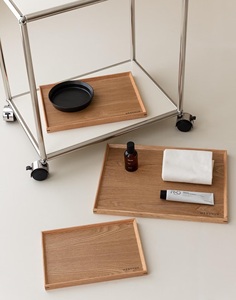 Bandeja de Servicio Plegable de Madera Sólida Japonesa, Ecológica y Portátil, Bandeja Minimalista para Café y Té WENSHUO, Bandeja Utilitaria de Madera - Product Image 4