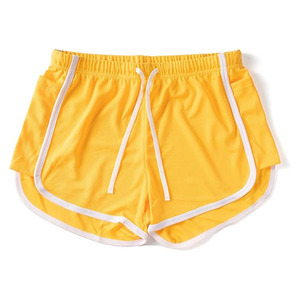 Shorts de sport respirants en maille 100% polyester pour hommes et femmes Tenzo Ntl, taille haute, cordon de serrage, coupe ample - Product Image 4