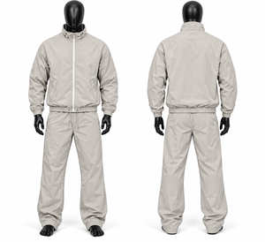 Conjuntos de chándal cortavientos ligeros de alta calidad para hombre, impermeables, de nailon, con capucha. - Product Image 1