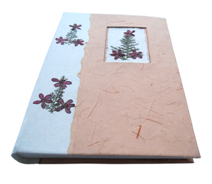Nouveau design 2026, best-seller : Album photo personnalisé en papier de fibre de banane et papier coton crème pour fleurs séchées, vente en gros - Product Image 2