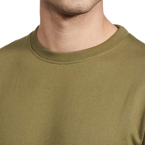 Sweat-shirt en coton premium personnalisé pour homme, col rond, lourd, streetwear, vêtements de sport, décontracté, vierge, marque privée, logo brodé - Product Image 6