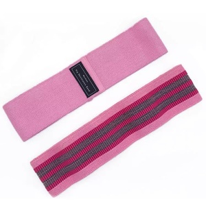 ชุดยางยืดออกกำลังกาย GAF BANDS HIP SET 3 เส้น พร้อมโลโก้สั่งทำพิเศษ ป้องกันการลื่น ผลิตจากผ้าฝ้ายและลาเท็กซ์ สำหรับบริหารกล้ามเนื้อก้น อุปกรณ์โยคะและฟิตเนสสำหรับผู้หญิง ขนาด 13-15 นิ้ว GG-AB-1259 - Product Image 2