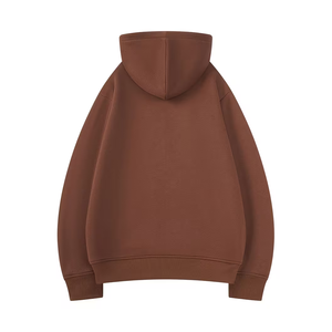 เสื้อฮู้ดซิปผู้ชายทรงปกติรุ่นใหม่ ทนทาน ราคาส่งถูก สีพื้น ผ้าโพลีเอสเตอร์/คอตตอนฟลีซ 420 กรัม สำหรับฤดูหนาว - Product Image 2