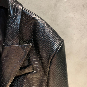Chaqueta de Invierno 2026 para Mujer, Color Borgoña, de PU de Secado Rápido, Cuero de Grano Completo de Alta Calidad, Relleno 100% Poliéster, Gran Venta - Product Image 3