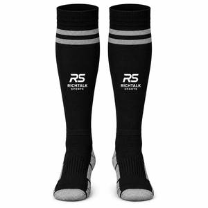 Chaussettes de sport respirantes, de haute qualité, personnalisables, pour hommes, à hauteur du genou, anti-transpiration, pour la course à pied, l'entraînement, le football - Product Image 1