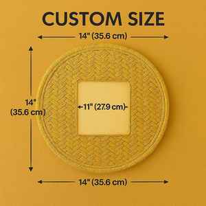 Juego de Manteles Individuales de Fibra de Bambú Estilo Bohemio Ecológico |   Manteles Individuales Hechos a Mano y Sostenibles - Product Image 5