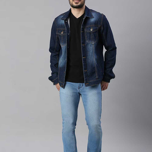 Cheap Price 100% Cotton Men's <b>Denim</b> Jean <b>Jackets</b> Long Sleeve Button Oversized and Washed Jean <b>Jackets</b> - Product Image 5