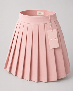 Jupe plissée mini pour femme RITS, taille haute, avec poches, anti-plis, séchage rapide, en Spandex/Polyester bleu, toutes saisons - Product Image 6