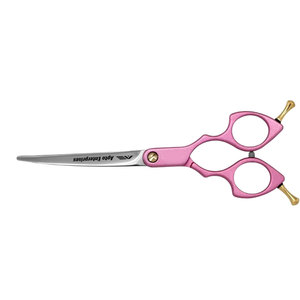<b>Dog</b> and Cat Grooming <b>Scissors</b> in Pink Premium Pet Hair Cutting Shears with Adjustable Tension Screw Ergonomic Handle - Product Image 4