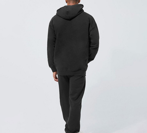 Hoodie en coton 100% 400 GSM de qualité supérieure, impression en relief, logo personnalisé, streetwear, hoodies oversize, best-seller, OEM - Product Image 5