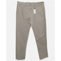 Celana Chino Oxford Pria Model Straight Fit Pinggang Sedang Kasual Panjang Dengan Saku Samping Kancing Depan Untuk Musim Semi