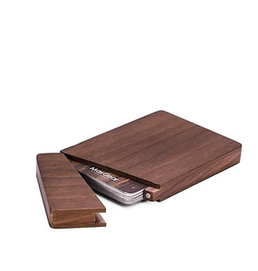 Wood Business <b>Card</b> Stand Playing <b>Card</b> Holder Modern designer Natural Wood Color Playing <b>Card</b> Holder - Product Image 2