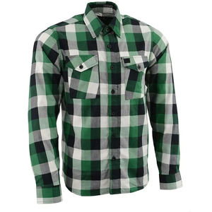 Nouvelle Arrivée 2026 Chemise de Moto Unisexe en Flanelle 100% Coton Respirante Manches Longues Équipement de Protection Marque Personnalisée OEM - Product Image 2