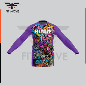 New Arrival Custom Youth Sublimation Rash Guard OEM Design Logo Men's Rash Guard In Low Price 100% Polyester Spandex Hot Selling - Product Image 4
